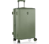 Hartschalen-Trolley HEYS "Earthtone, verschiedene Größen und Farben", Gr. B/H/T: 43cm x 66cm x 27cm 76 l, grün (moss), Polycarbonat, Koffer, Heys x Joachim Llambi Reisegepäck TSA Schloss Volumenerweit