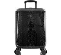Hartschalen-Trolley HEYS "Leopard, 53 cm", Herren, Gr. B/H/T: 38cm x 53cm x 23cm 40 l, schwarz (schwarz leopard), Polycarbonat, Koffer Hartschalen-Trolley, Heys x Joachim Llambi Handgepäck-Koffer Reis