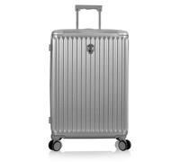 Hartschalen-Trolley HEYS "Luxe, in verschiedenen Farben und Größen", Gr. B/H/T: 46cm x 66cm x 28cm 72 l, silber, Polycarbonat, unifarben, Koffer, Heys Hartschalen-Koffer Volumenerweiterung (89313956-0