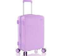 Hartschalen-Trolley HEYS "Pastel, in verschiedenen Farben und Größen", Gr. B/H/T: 35cm x 53cm x 23cm 42 l, lila (lavender), Polycarbonat-Verbundwerkstoff, Koffer, Heys Handgepäck-Koffer TSA Schloss Vo