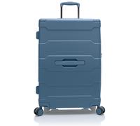 Hartschalen-Trolley HEYS "ReNew, verschiedene Größen und Farben", Gr. B/H/T: 43cm x 65,5cm x 27,7cm 81 l, blau (ocean), Kunststoff, clean, matt, Basic, Koffer, herausnehmbares Innenfutter Volumenerwei