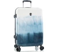 Hartschalen-Trolley HEYS "Tie-Dye blau, 66 cm", Damen, Gr. B/H/T: 45cm x 66cm x 29cm 82 l, blau, Polycarbonat-Verbundwerkstoff, Koffer, Heys x Joachim Llambi Hartschalen-Koffer Volumenerweiterung (151