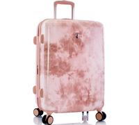 Hartschalen-Trolley HEYS "Tie-Dye pink, 66 cm", Damen, Gr. B/H/T: 45cm x 66cm x 29cm 82 l, pink, Polycarbonat-Verbundwerkstoff, mehrfarbig, Koffer, Heys x Joachim Llambi Reisegepäck TSA Schloss Volume