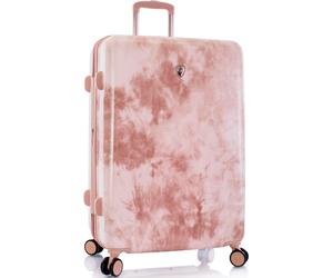 Hartschalen-Trolley HEYS "Tie-Dye pink, 76 cm", Gr. B/H/T: 51cm x 76cm x 30cm 124 l, pink, Polycarbonat-Verbundwerkstoff, Koffer, Heys Hartschalen-Koffer Volumenerweiterung (15992053-0) pink