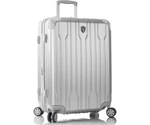 Hartschalen-Trolley HEYS "Xtrak, in verschiedenen Farben und Größen", Gr. B/H/T: 45cm x 66cm x 30cm 77 l, silber, Polycarbonat-Verbundwerkstoff, festlich, Koffer, Heys Handgepäck-Koffer TSA Schloss Vo