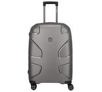 Hartschalen-Trolley IMPACKT "IP1, verschiedene Größen und Farben", Damen, Gr. B/H/T: 45cm x 67cm x 28cm 73 l, grau (iron grau), Polypropylen, unifarben, Koffer, Hartschalen-Koffer vegan Koffer Reisege