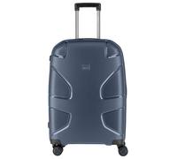 Hartschalen-Trolley IMPACKT "IP1, verschiedene Größen und Farben", Damen, Gr. B/H/T: 45cm x 67cm x 28cm 73 l, blau (glacier blau), Polypropylen, unifarben, Koffer, Hartschalen-Koffer vegan Koffer Reis