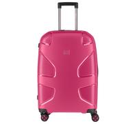 Hartschalen-Trolley IMPACKT "IP1, verschiedene Größen und Farben", Damen, Gr. B/H/T: 45cm x 67cm x 28cm 73 l, pink (flora pink), Polypropylen, unifarben, Koffer, Hartschalen-Koffer vegan Koffer Reiseg