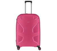 Hartschalen-Trolley IMPACKT "IP1, verschiedene Größen und Farben", Damen, Gr. B/H/T: 51cm x 76cm x 31cm 106 l, pink (flora pink), Polypropylen, unifarben, Koffer, Hartschalen-Koffer vegan Koffer Reise