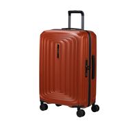 Hartschalen-Trolley SAMSONITE "2WANDER", Gr. B/H/T: 45cm x 69cm x 28cm 80 l, braun (metallic terracotta), Polycarbonat, Koffer, aus robustem Polycarbonat, mit Adressetikett und Dehnfalte (97857641-0) 