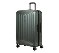 Hartschalen-Trolley SAMSONITE "2WANDER", Gr. B/H/T: 53cm x 81cm x 31cm 125 l, grau (matt sage khaki), Polycarbonat, Koffer, aus robustem Polycarbonat, mit Adressetikett und Dehnfalte (70412459-0) matt