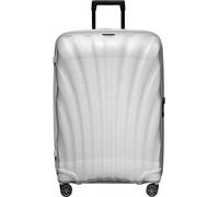 Hartschalen-Trolley SAMSONITE "C-LITE, verschiedene Größen und Farben", Damen, Gr. B/H/T: 51cm x 75cm x 31cm 94 l, weiß (sanftes weiß), Polypropylen, unifarben, Koffer, Reisekoffer Aufgabegepäck Troll