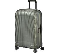 Hartschalen-Trolley SAMSONITE "C-LITE, verschiedene Größen und Farben", Gr. B/H/T: 46cm x 69cm x 29cm 68 l, grün (metallic grün), Polypropylen, unifarben, Koffer, Reisekoffer Aufgabegepäck Trolley TSA