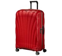 Hartschalen-Trolley SAMSONITE "C-LITE, verschiedene Größen und Farben", Gr. B/H/T: 51cm x 75cm x 31cm 94 l, rot (chili rot), Polypropylen, unifarben, Koffer, Reisekoffer Aufgabegepäck Trolley TSA-Zahl
