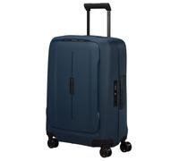 Hartschalen-Trolley SAMSONITE "ESSENS, verschiedene Größen und Farben", Damen, Gr. B/H/T: 40cm x 55cm x 20cm 39 l, blau (midnight blau), Polypropylen, Strukturmuster, Koffer, Reisekoffer Hartschalenko
