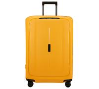 Hartschalen-Trolley SAMSONITE "ESSENS, verschiedene Größen und Farben", Gr. B/H/T: 52cm x 75cm x 33cm 111 l, gelb (radiant gelb), Polypropylen, Strukturmuster, Koffer, mit robustem Polypropylen-Gehäus