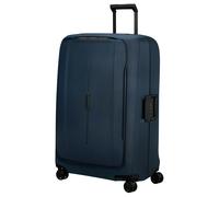 Hartschalen-Trolley SAMSONITE "ESSENS, verschiedene Größen und Farben", Gr. B/H/T: 56cm x 81cm x 34cm 140 l, blau (dunkelblau), Polypropylen, Strukturmuster, Koffer, mit robustem Polypropylen-Gehäuse,