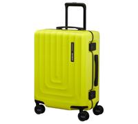 Hartschalen-Trolley SAMSONITE "FOCUS, verschiedene Größen und Farben", Gr. B/H/T: 40cm x 55cm x 23cm 40 l, gelb (metallic lime), Polycarbonat, Koffer, mit festen Trennwänden und Reißverschlusstaschen