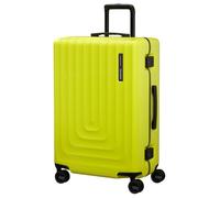Hartschalen-Trolley SAMSONITE "FOCUS, verschiedene Größen und Farben", Gr. B/H/T: 47cm x 69cm x 27cm 75 l, metallic lime, Polycarbonat, Koffer, mit festen Trennwänden und Reißverschlusstaschen (977362
