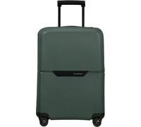 Hartschalen-Trolley SAMSONITE "MAGNUM ECO, verschiedene Größen und Farben", Gr. B/H/T: 40cm x 55cm x 20cm 38 l, grün (forest grün), Polypropylen, Koffer, Reisekoffer Trolley Aufgabegepäck TSA-Zahlensc