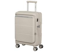 SAMSONITE Trolley PARALUX SPINNER 55cm erweiterbar Stone Grey creme