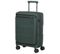 Hartschalen-Trolley SAMSONITE "PARALUX, verschiedene Größen und Farben", Gr. B/H/T: 39cm x 55cm x 23cm 40 l, grün (olive), Polypropylen, Koffer, mit arretierbarem und versenkbarem Druckknopf-Trolleysy