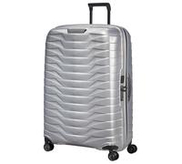 Hartschalen-Trolley SAMSONITE "PROXIS, verschiedene Größen und Farben", Gr. B/H/T: 57cm x 81cm x 32cm 125 l, silber, Polypropylen, unifarben, festlich, Koffer, Trolley Reisegepäck Hartschalenkoffer Re