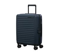 Hartschalen-Trolley SAMSONITE "RESTACKD", Gr. B/H/T: 40cm x 55cm x 20cm 39 l, blau (midnight), Polypropylen, Koffer, mit fester Trennwand und verstellbaren Packgurten (22267141-0) midnight