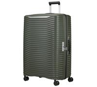 Hartschalen-Trolley SAMSONITE "UPSCAPE, verschiedene Größen und Farben", Gr. B/H/T: 54cm x 81cm x 34cm 133 l, grün (climbing ivy), Polypropylen, gestreift, Koffer, Volumenerweiterung Reisegepäck Harts