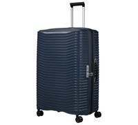 Hartschalen-Trolley SAMSONITE "UPSCAPE, verschiedene Größen und Farben", Gr. B/H/T: 54cm x 81cm x 34cm 133 l, blau (blau nights), Polypropylen, gestreift, Koffer, mit Volumenerweiterung, mit Tragegrif