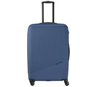 Travelite 4-Rad Hartschalenkoffer groß 96 Liter, Gepäck Serie Bali: ABS Hartschalen Trolley mit TSA Kombinationsschloss, 77 cm