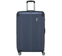 Hartschalen-Trolley TRAVELITE "CITY Reisekoffer Hartschale", Gr. 113 l, blau (marine), ABS, matt, unifarben, Basic, Koffer, mit TSA-Schloss, robustes ABS Reisegepäck (27723060-0) marine