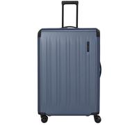 Hartschalen-Trolley TRAVELITE "DYNAMIIC, verschiedene Größen und Farben", Gr. B/H/T: 55cm x 81cm x 34cm 130 l, blau (denimblau), ABS, unifarben mit Farbeinsätzen, Koffer, Hartschalen-Koffer auch in XL