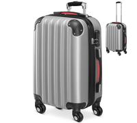 Hartschalenkoffer Rollen 360º Handgepäck Silber ABS