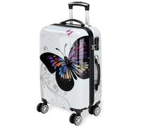 Hartschalenkoffer Rollen 360º Reisekoffer Butterfly Polycarbonat 42L
