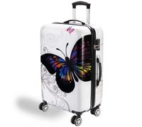 Hartschalenkoffer Rollen 360º Reisekoffer Butterfly Polycarbonat 66L