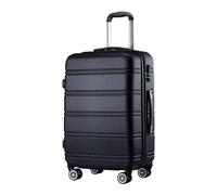 Hartschalenkoffer schwarz Kunststoff B/H/L: ca. 45x66x26 cm