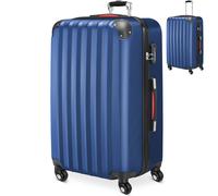 Hartschalenkoffer XL Rollen 360º Reisekoffer 90L Blau ABS