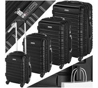 Hartschalenkofferset 4-tlg. - schwarz 35.00 x 22.00 x 48.00 cm