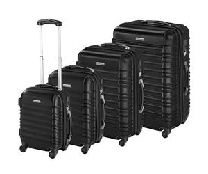 Hartschalenkofferset 4-tlg. - schwarz 32.00 x 50.00 x 76.00 cm