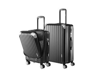 Hartschalenkofferset Business, 2er-Set x schwarz x