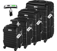 Hartschalenkofferset Mila 4-tlg. mit Kofferwaage - schwarz 32.00 x 50.00 x 76.00 cm