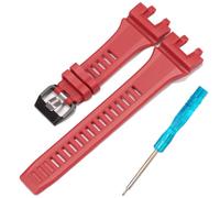 Harz-Armband Kompatibel mit Casio GBA900 GBA-900 Uhrenarmband Herren Sport Wasserdichter Gummi Ersatz Armbanduhr Zubehör (Old Red)