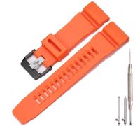 Harz Ersatz Uhrenarmband kompatibel mit Casio GA-2200 GA2200 GA2000 GA-2000 Herren Sport Gummi Uhrenzubehör (Matte Orange)