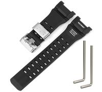 Harz Ersatzgurt Kompatibel mit Casio GWG-B1000 GWG-B1000-1AJF Master der G-Serie MUDMASTER Herren Uhr Band (Black)