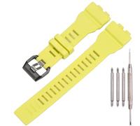 Harz Uhrenarmband Kompatibel mit Casio GBA-800 Herren GBD800 Uhrenarmband Sport Wasserdichter Gummi Ersatz Armbanduhr Zubehör (Fgreen)