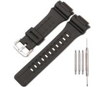 Harzarmband Kompatibel mit Casio AEQ110BW AQ-S810 AQ-S800W Uhrenband Metallschnalle Ersatzarmband (silvery metal buckle)