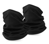 HASAGEI Winddichter Fleece-Schlauchschal für Damen und Herren zum Laufen, Skifahren, Joggen, Radfahren, Snowboarden, Motorradfahren, Outdoor-Sport (Schwarz + Schwarz)