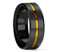 Ring Ringe Damen Bijouterie Herren 8 Farben Luxus Herren 8Mm Ehering Koa Holz Meteoriteneinlage Pfeilring Punk Männer Ehering Schmuck 13 Style22