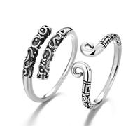 Hasdnker Ring Ringe Damen Bijouterie Herren Persönlichkeit Straffung Fluch Sun Wukong Öffnungsring Trendy Monkey King Retro Runde Offene Ring Zubehör